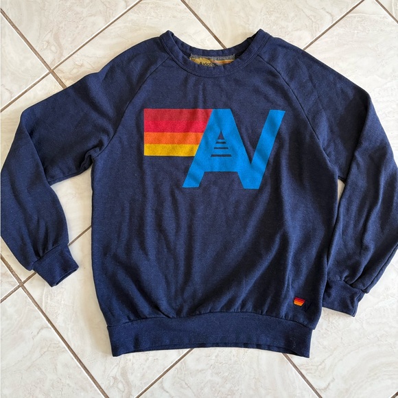 🌈 Aviator Aviator Logo Navy Sweatshirt - Picture 3 of 6